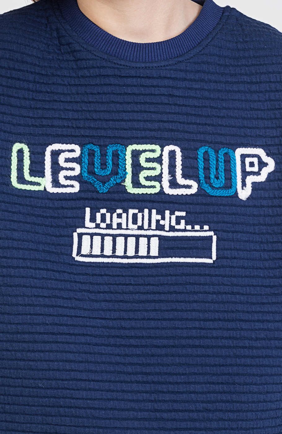 بلوز ژاکارد راه راه