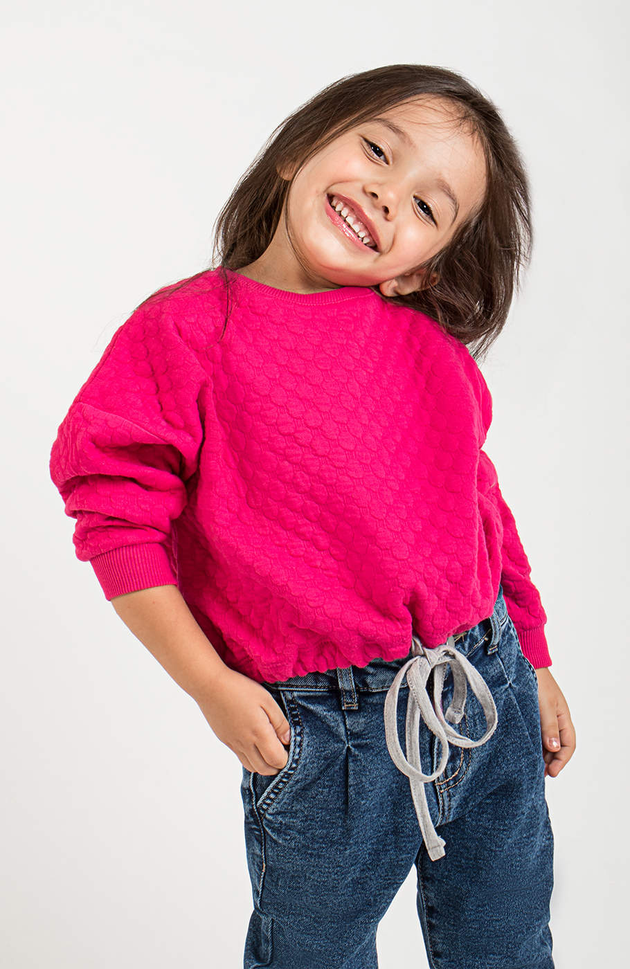 بلوز ژاکارد حبابی دمپا گت دار