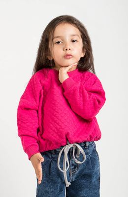 بلوز ژاکارد حبابی دمپا گت دار