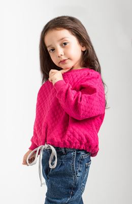 بلوز ژاکارد حبابی دمپا گت دار