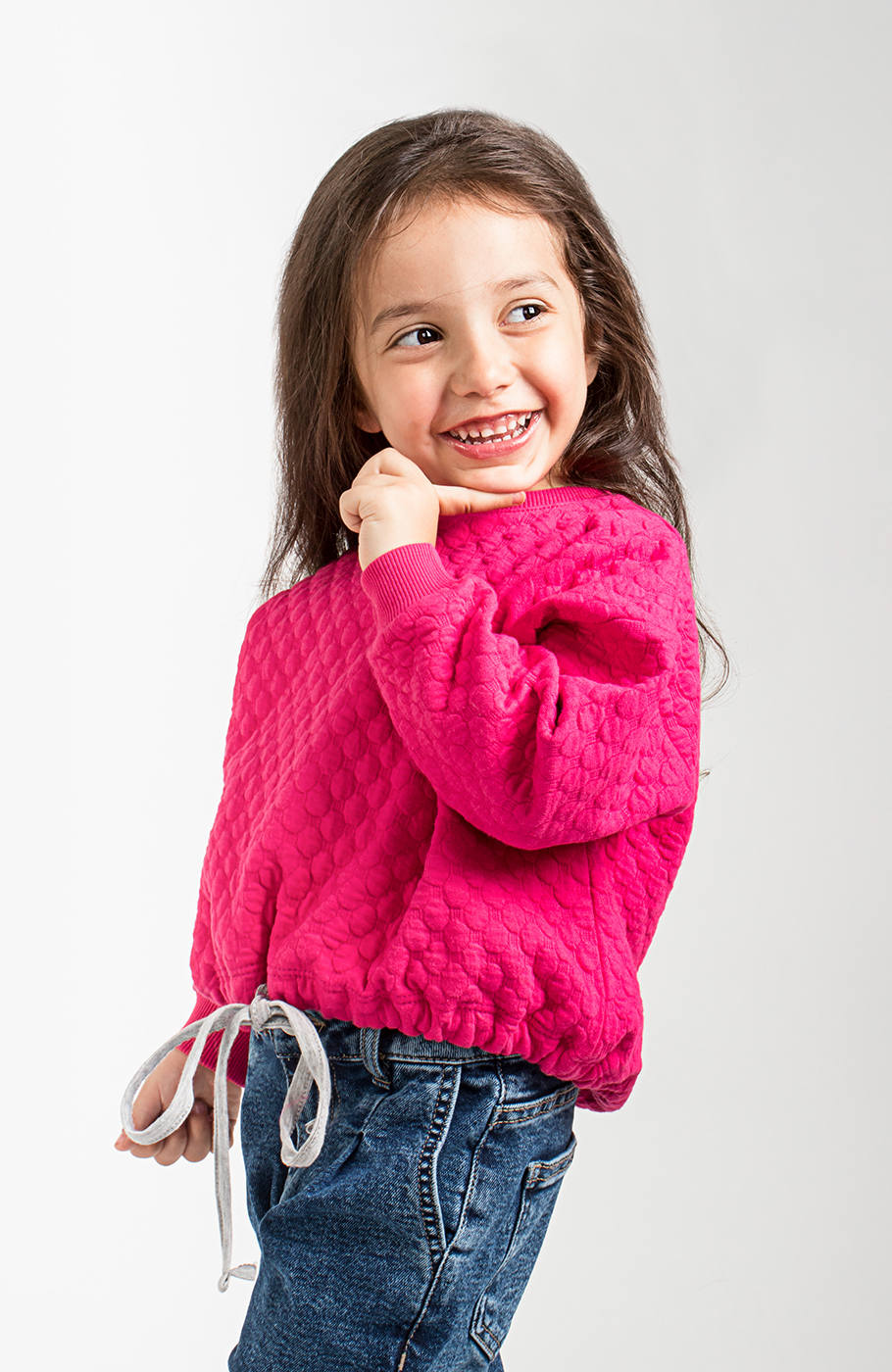 بلوز ژاکارد حبابی دمپا گت دار