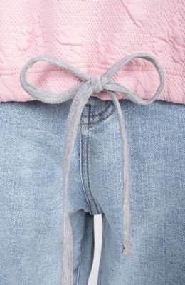 بلوز ژاکارد قلبی دمپا گت دار