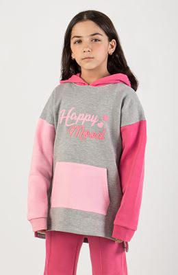 هودی دورس سه نخ خار خورده برش رنگی دار