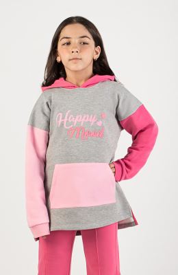 هودی دورس سه نخ خار خورده برش رنگی دار