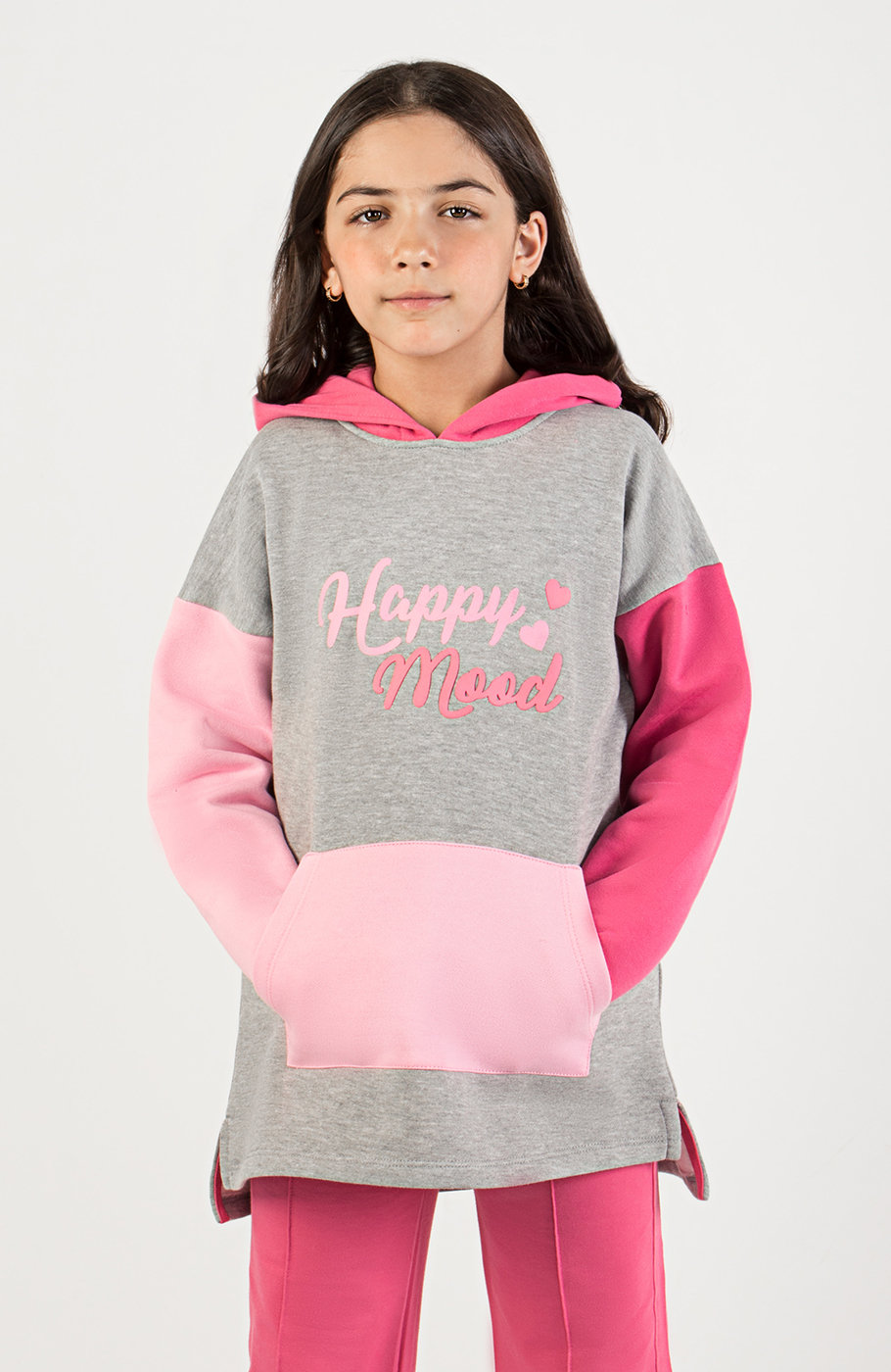 هودی دورس سه نخ خار خورده برش رنگی دار