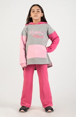 هودی دورس سه نخ خار خورده برش رنگی دار