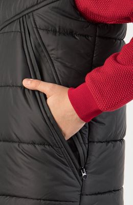 ژیله پافر شمعی راه راه برش دار