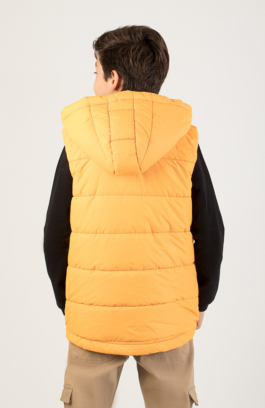 ژیله پافر شمعی راه راه برش دار