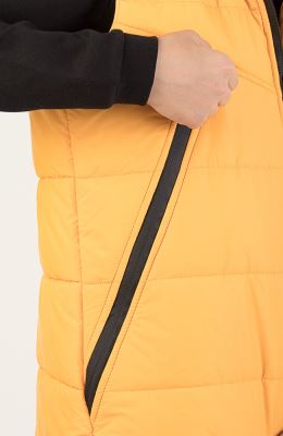 ژیله پافر شمعی راه راه برش دار