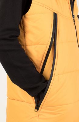 ژیله پافر شمعی راه راه برش دار