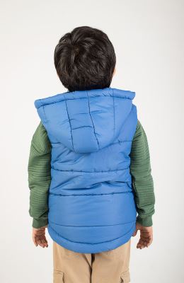 ژیله پافر راه راه برش دار