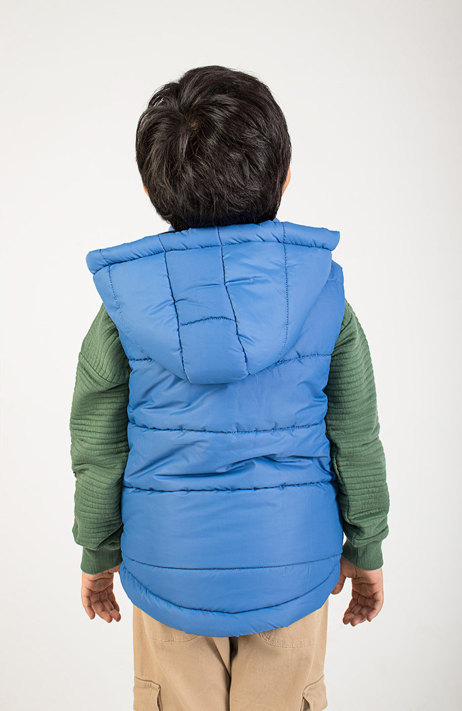 ژیله پافر شمعی راه راه برش دار