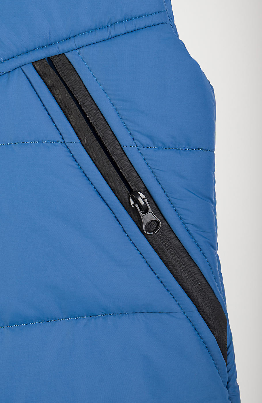 ژیله پافر شمعی راه راه برش دار