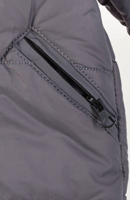 کاپشن پافر شمعی راه راه