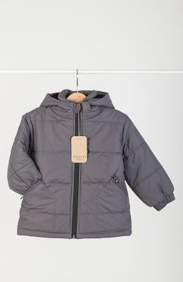 کاپشن پافر شمعی راه راه