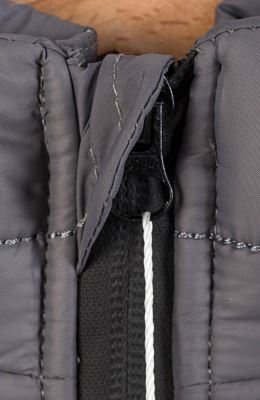 کاپشن پافر شمعی راه راه