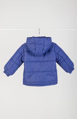 کاپشن پافر شمعی راه راه