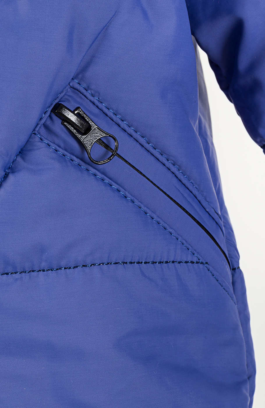 کاپشن پافر شمعی راه راه