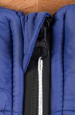 کاپشن پافر شمعی راه راه