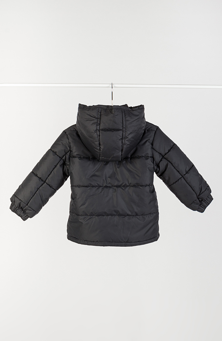 کاپشن پافر شمعی راه راه