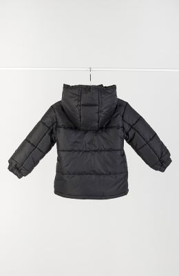 کاپشن پافر شمعی راه راه