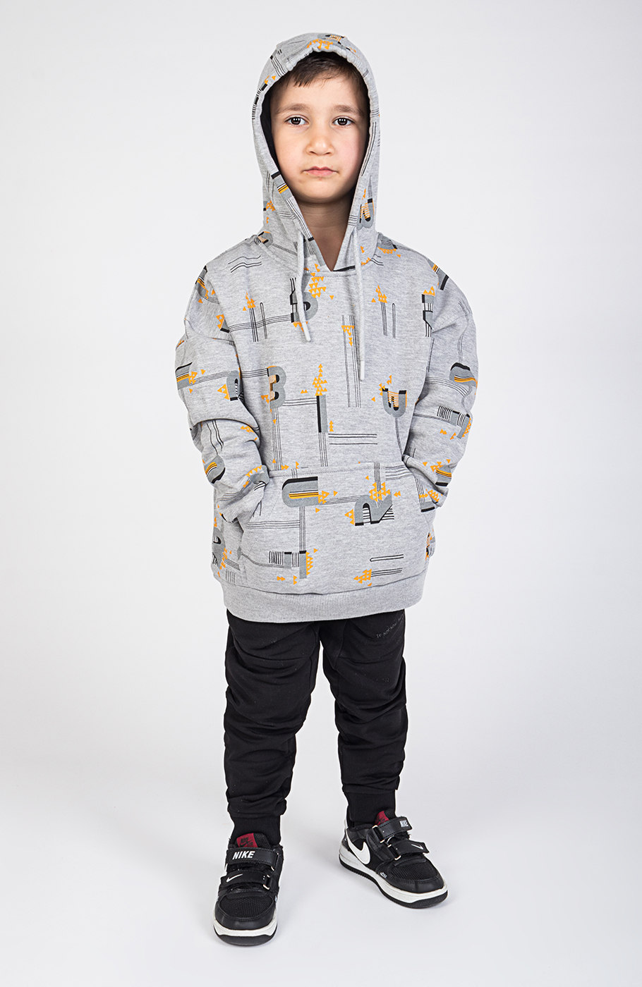 هودی دورس سه نخ خار خورده تمام چاپ