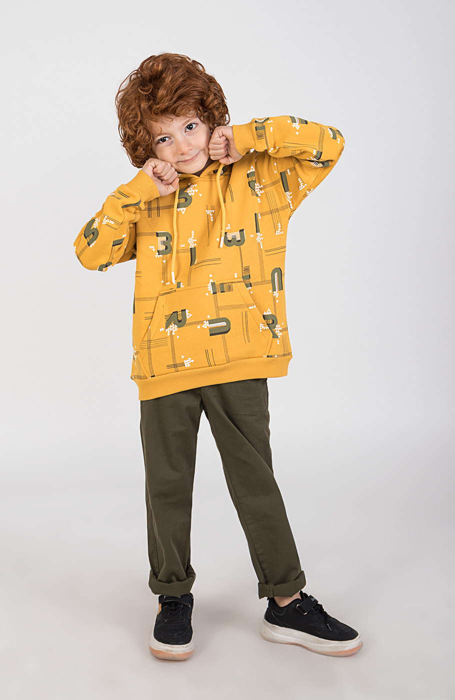 هودی دورس سه نخ خار خورده تمام چاپ