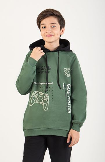 هودی دورس سه نخ خار خورده آستین رگلان