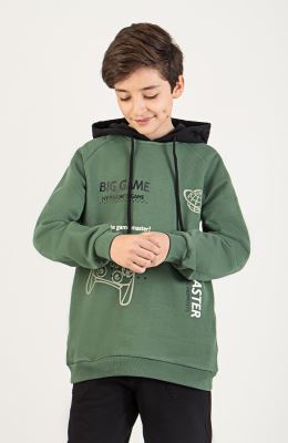 هودی دورس سه نخ خار خورده آستین رگلان