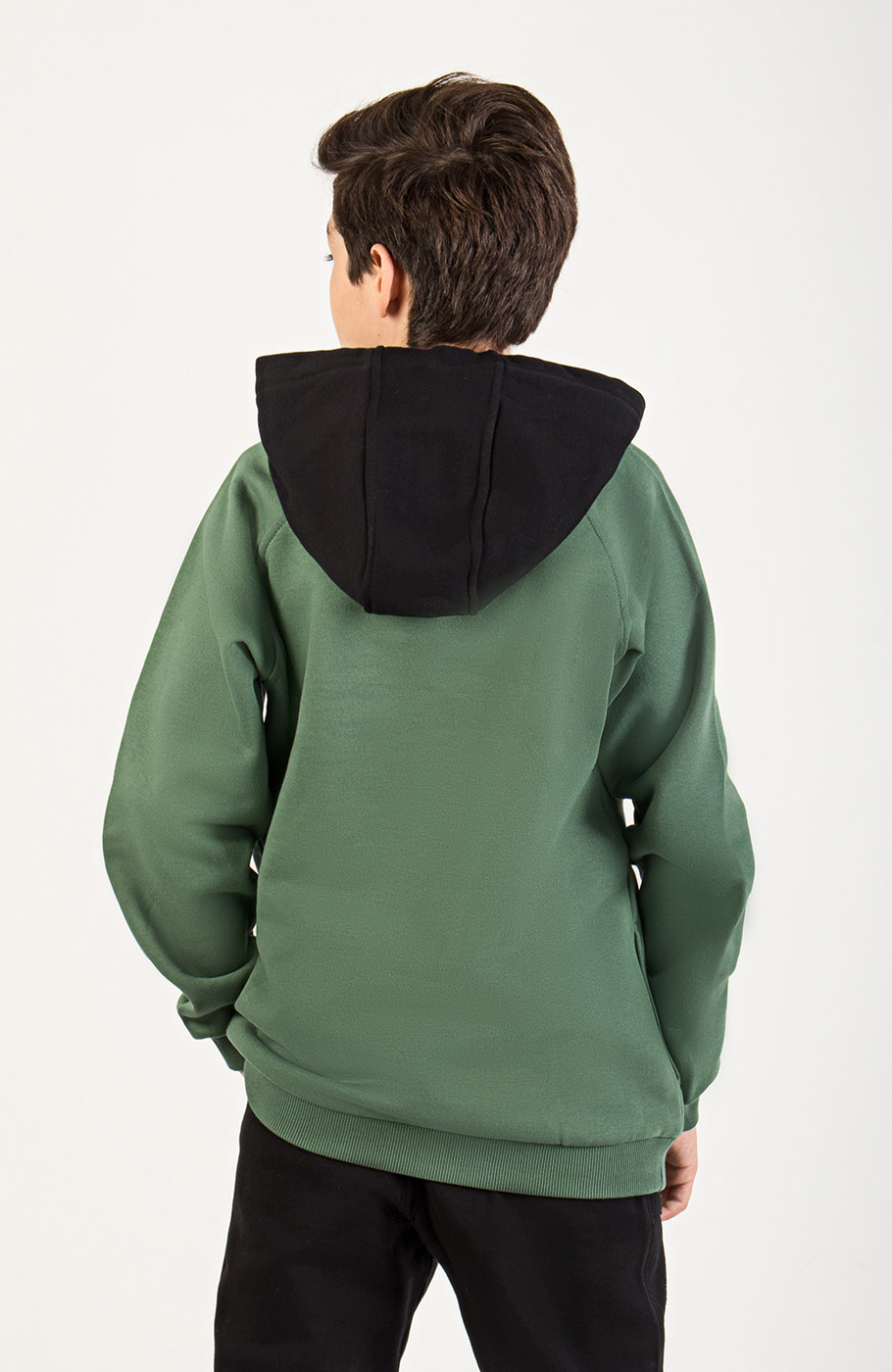 هودی دورس سه نخ خار خورده آستین رگلان