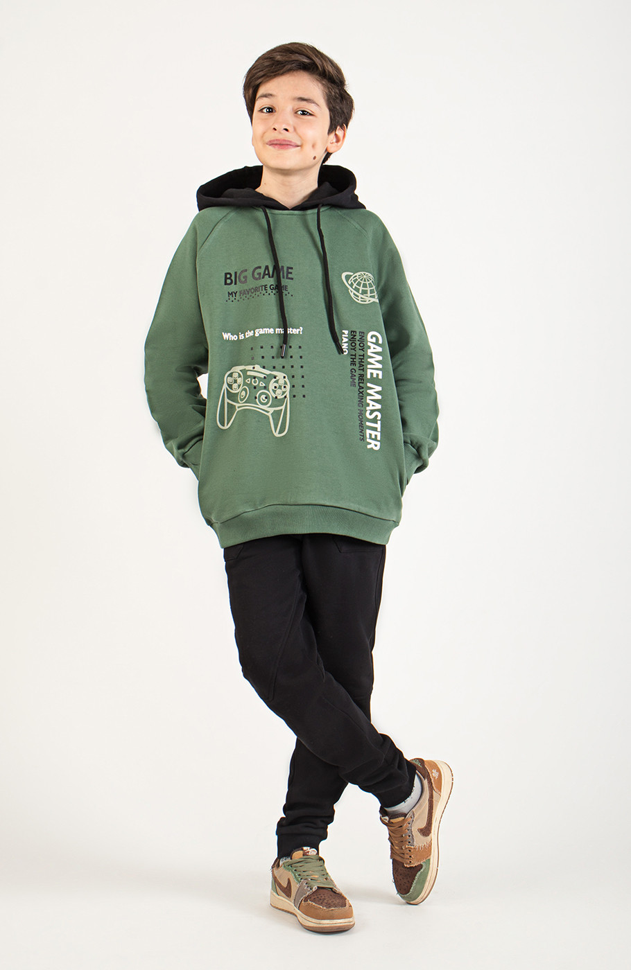 هودی دورس سه نخ خار خورده آستین رگلان