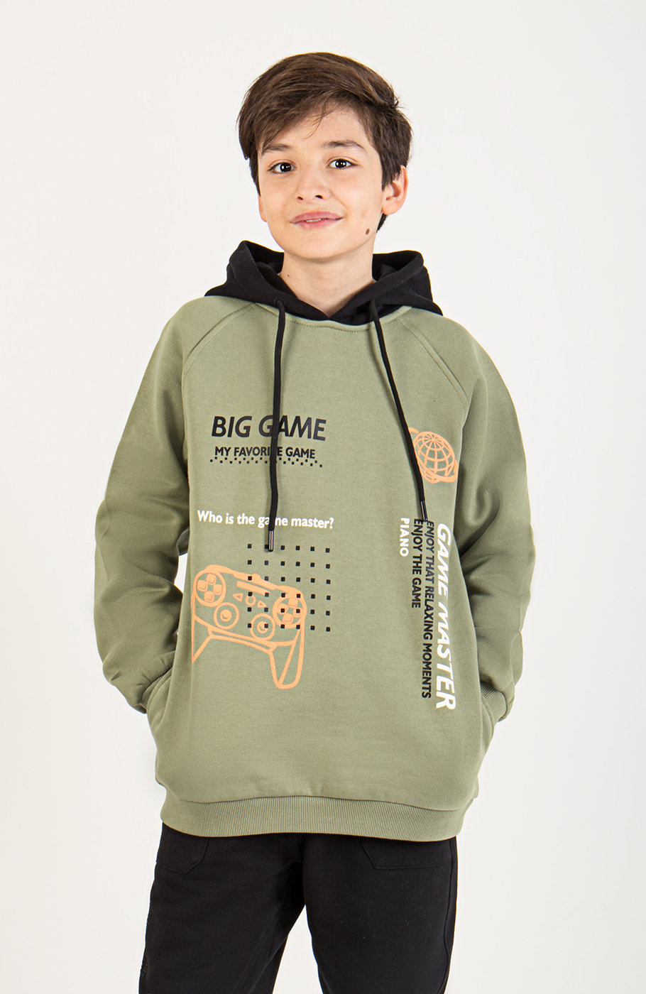 هودی دورس سه نخ خار خورده آستین رگلان