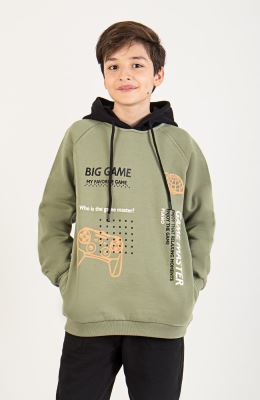 هودی دورس سه نخ خار خورده آستین رگلان