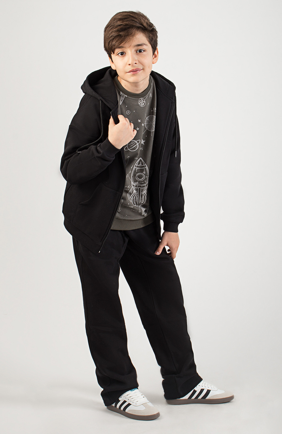 شلوار دورس سه نخ خار خورده ( ست با کد 11252 )