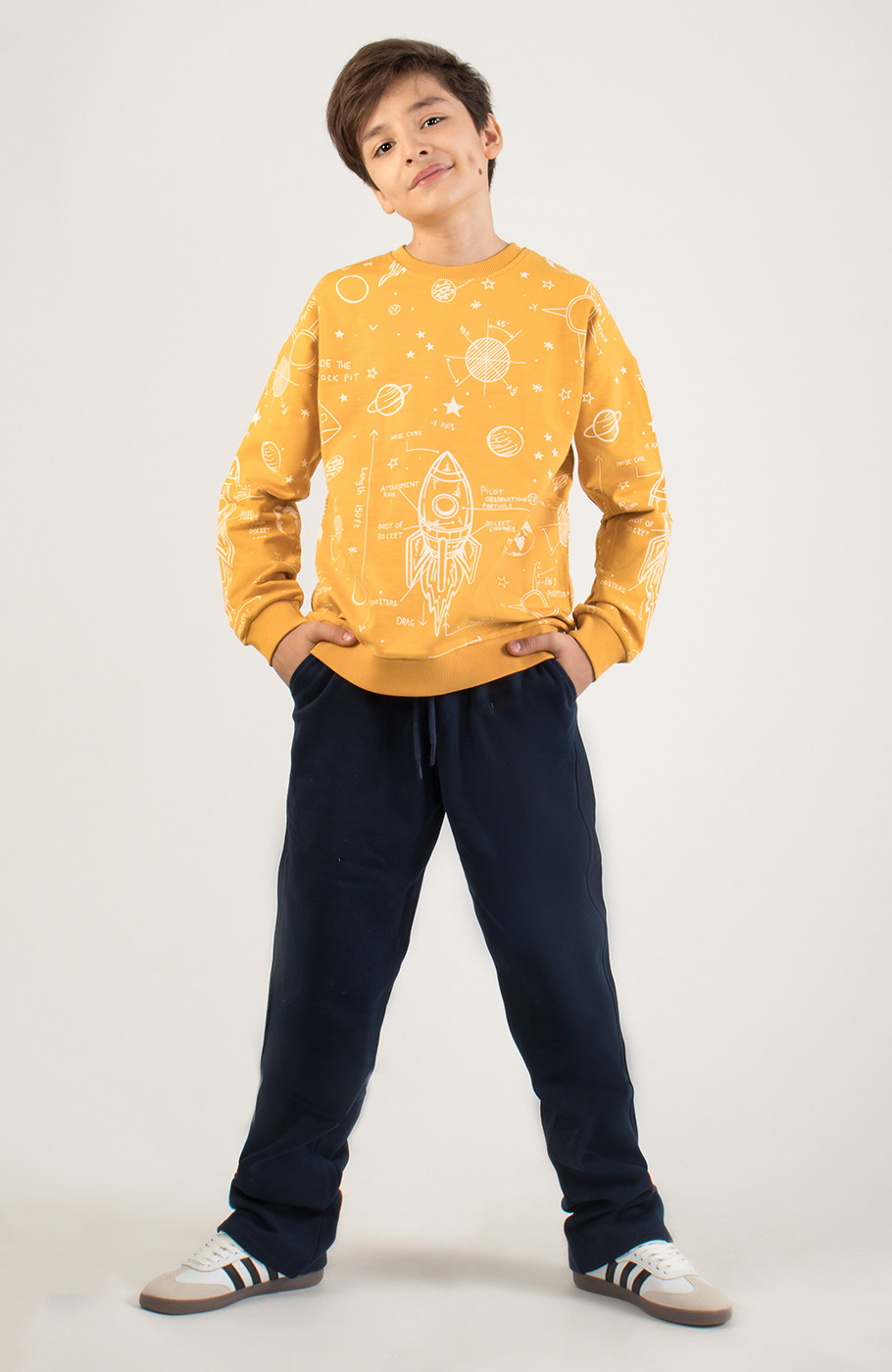 شلوار دورس سه نخ خار خورده ( ست با کد 11252 )