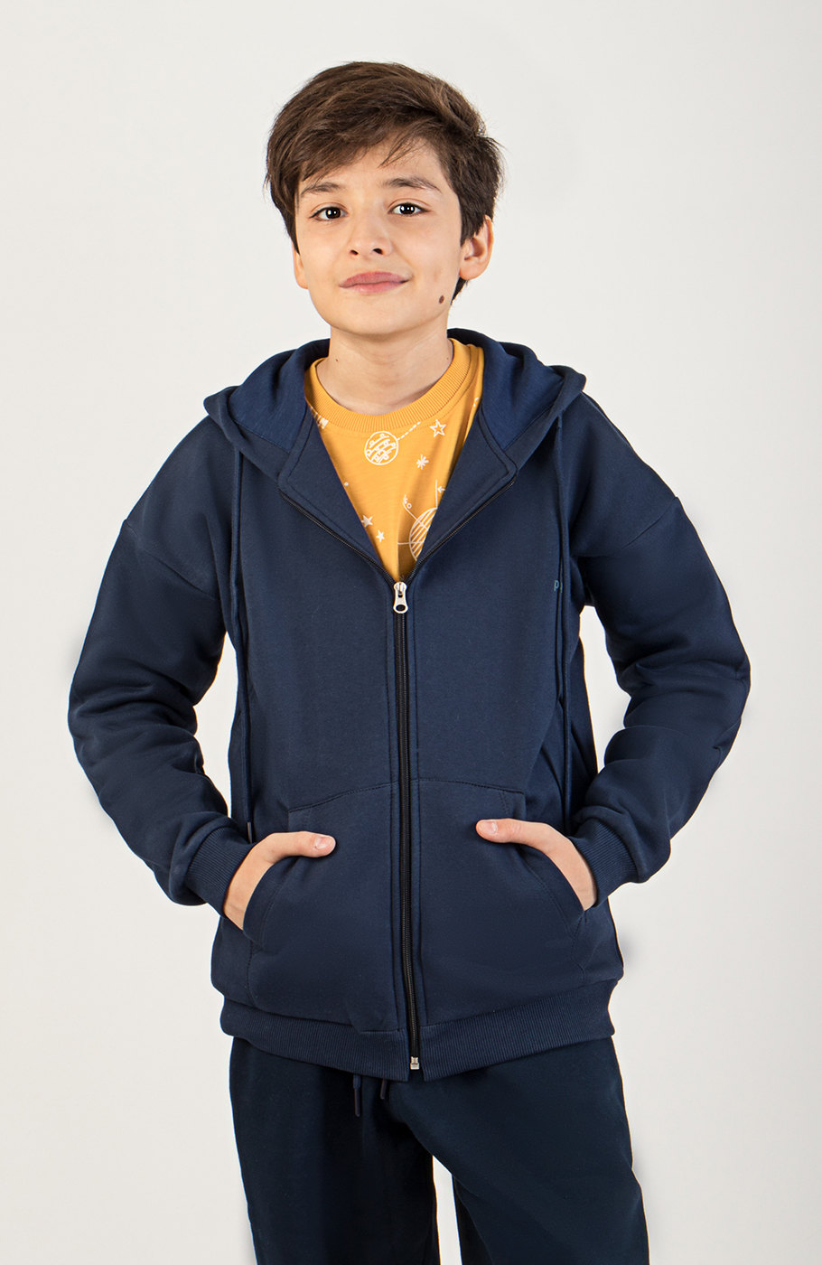 سوییت شرت دورس سه نخ خارخورده (ست با کد 11251)