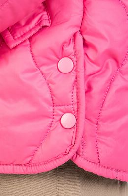 کاپشن پافر طرح گلدانی