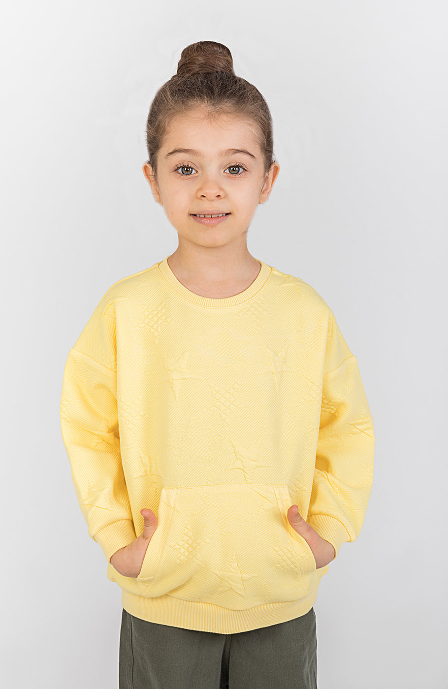 بلوز ژاکارد جیب دار ستاره ها