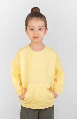 بلوز ژاکارد جیب دار ستاره ها