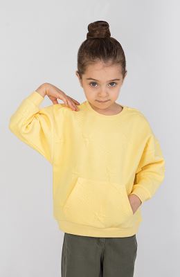 بلوز ژاکارد جیب دار ستاره ها