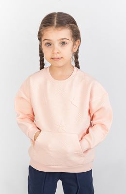 بلوز ژاکارد جیب دار ستاره ها