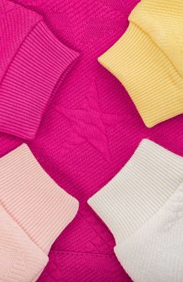 بلوز ژاکارد جیب دار ستاره ها