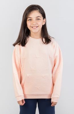 بلوز ژاکارد جیب دار ستاره ها