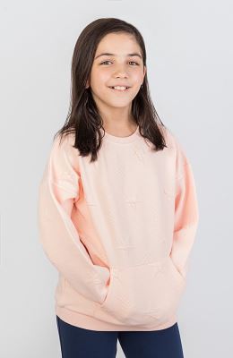 بلوز ژاکارد جیب دار ستاره ها