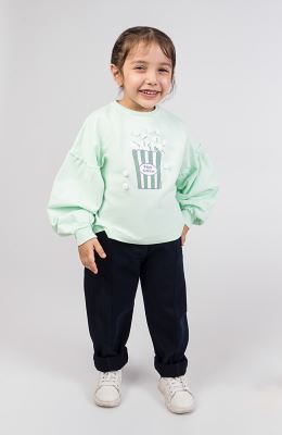 بلوز دورس لایکرا اسلپ آستین چین دار