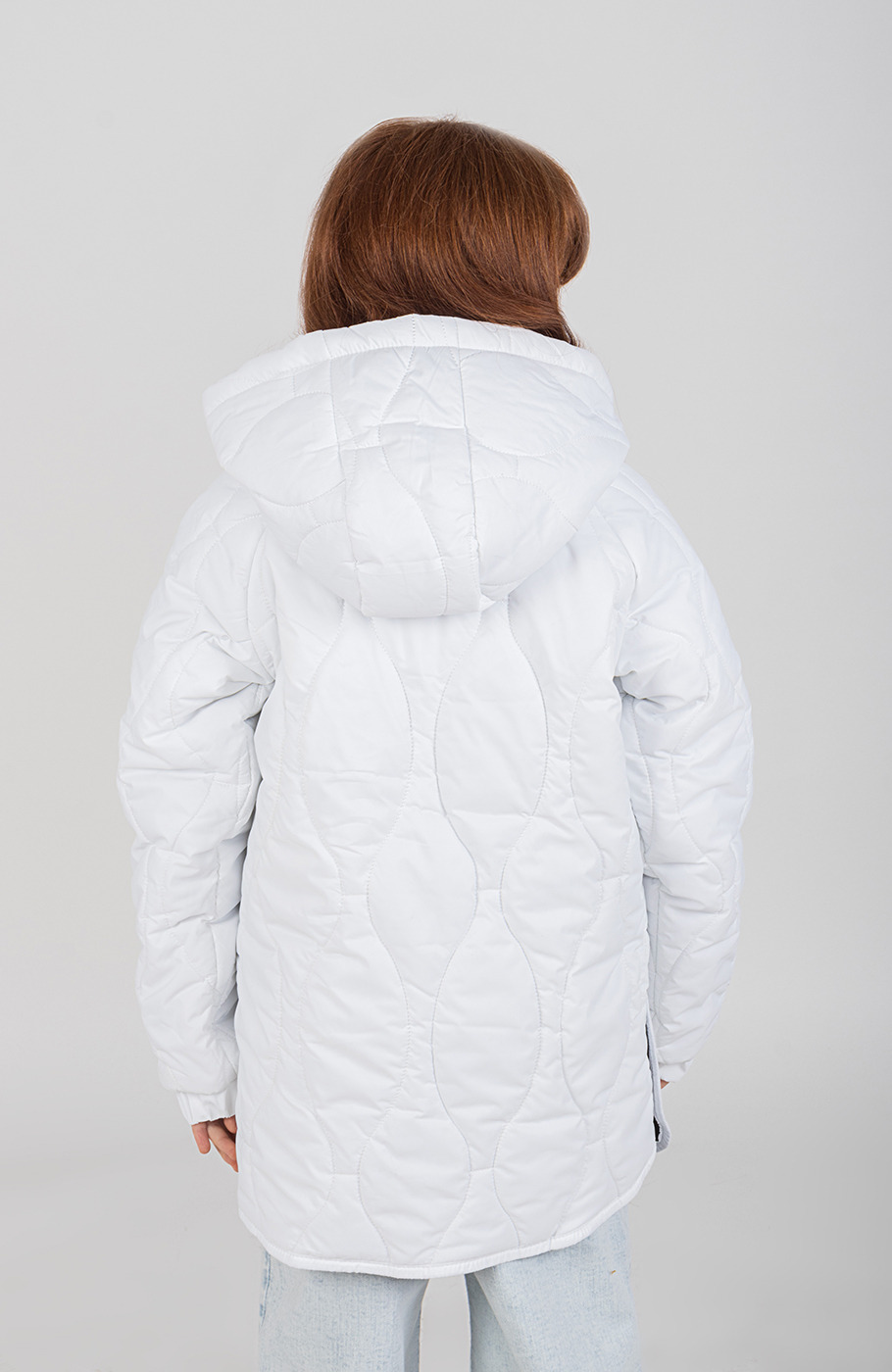 کاپشن پافر طرح گلدانی