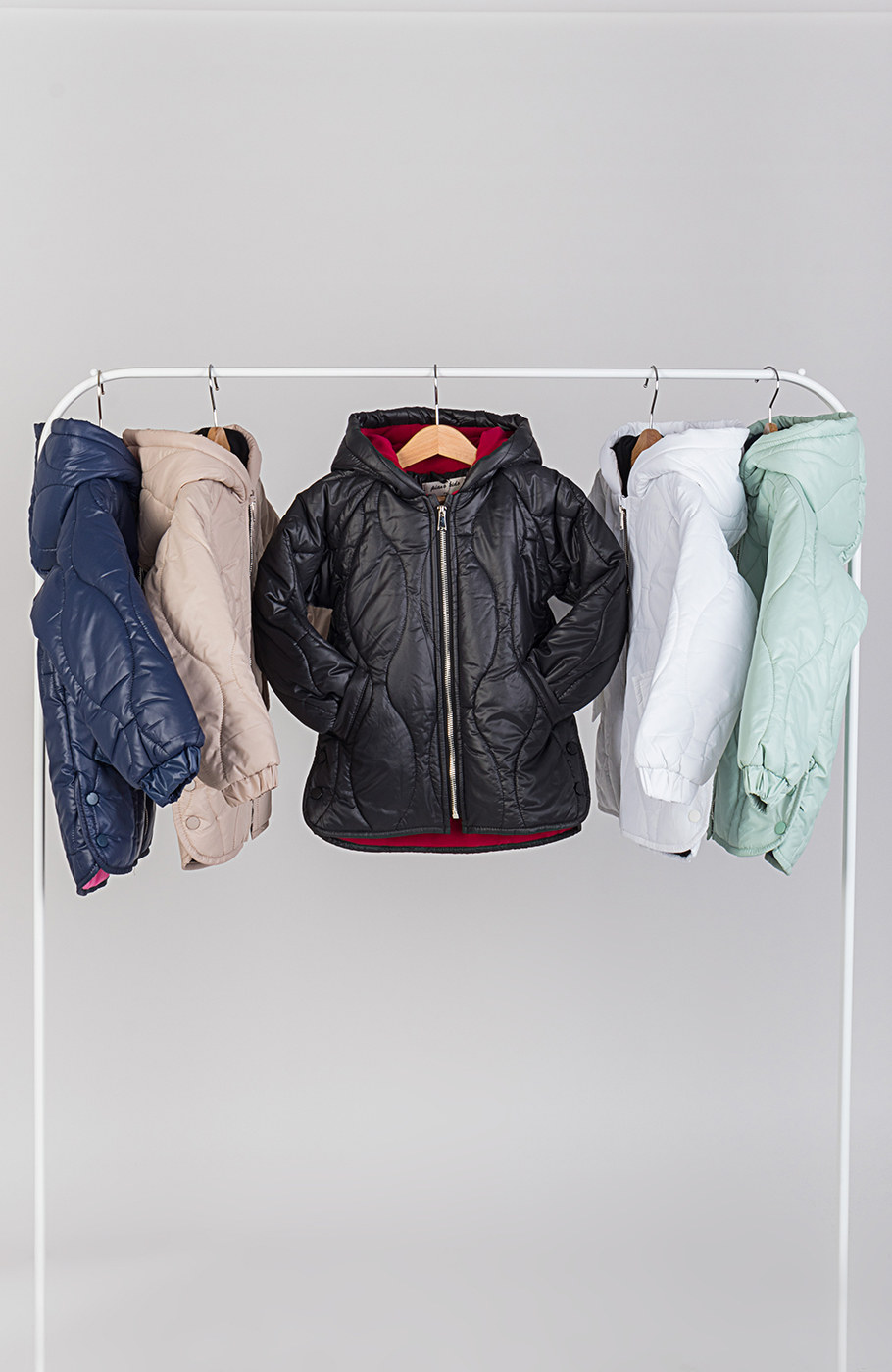 کاپشن پافر طرح گلدانی