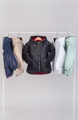 کاپشن پافر طرح گلدانی