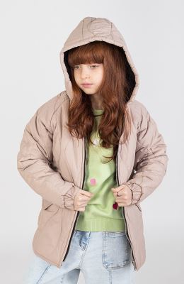 کاپشن پافر طرح گلدانی