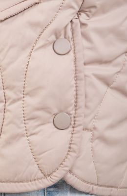 کاپشن پافر طرح گلدانی